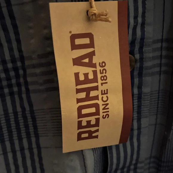 RedHead Casual Blue Checkered Shirt - Picture 3 of 6